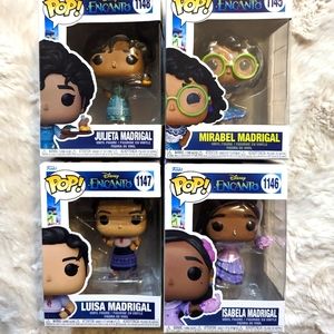 Encanto pop Funko set Isabela, Julieta, Luisa, mirabel